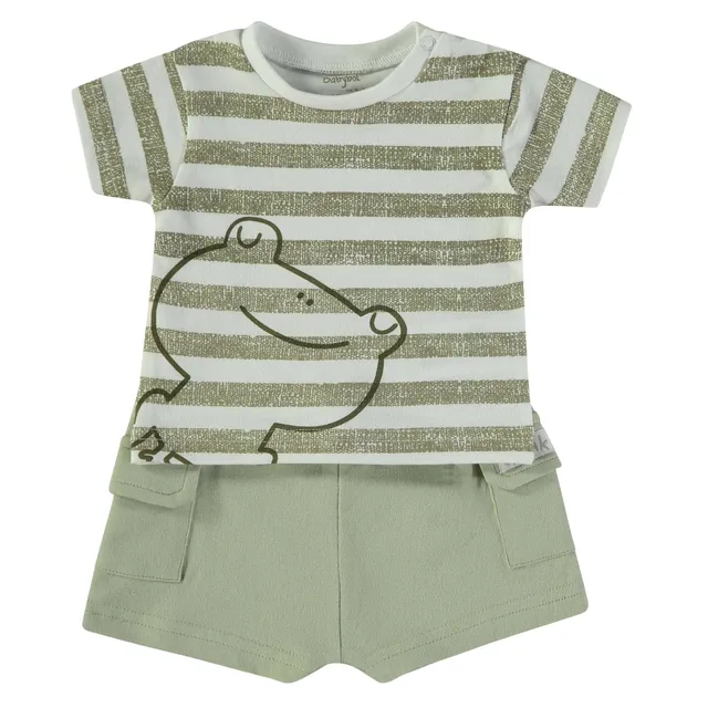 Wonderlife 160046 completo neonato 3 Mesi Righe maglia e shorts