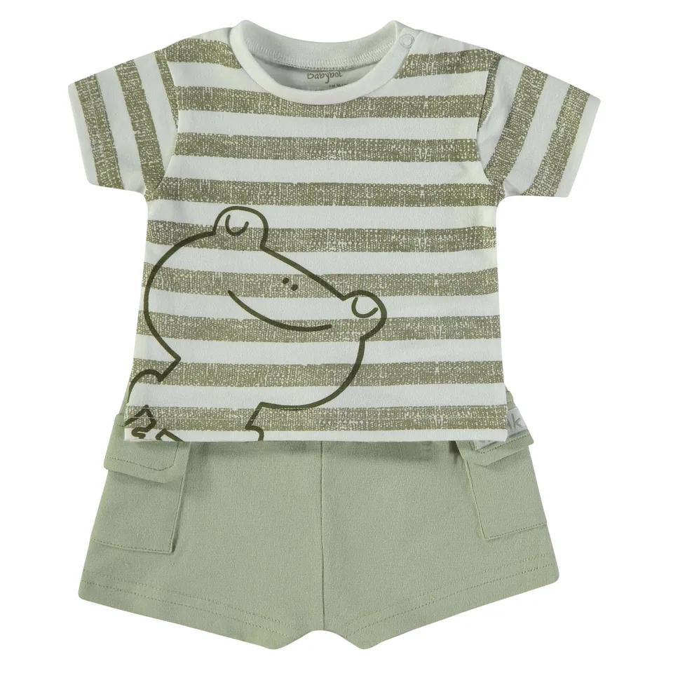 Wonderlife 160046 completo neonato 3 Mesi Righe maglia e shorts