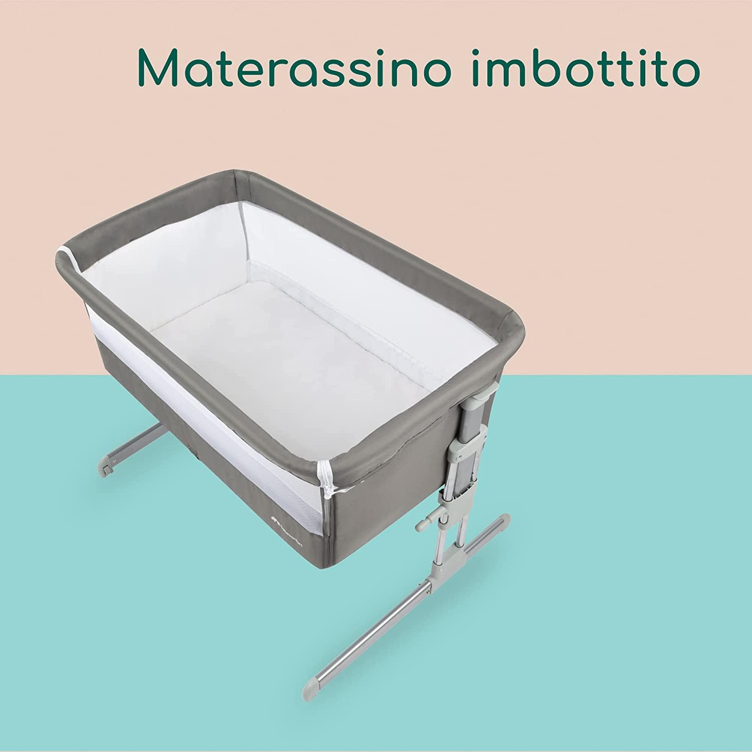 Bebé Confort Calidoo culla fianco letto Grey Mist reclinabile