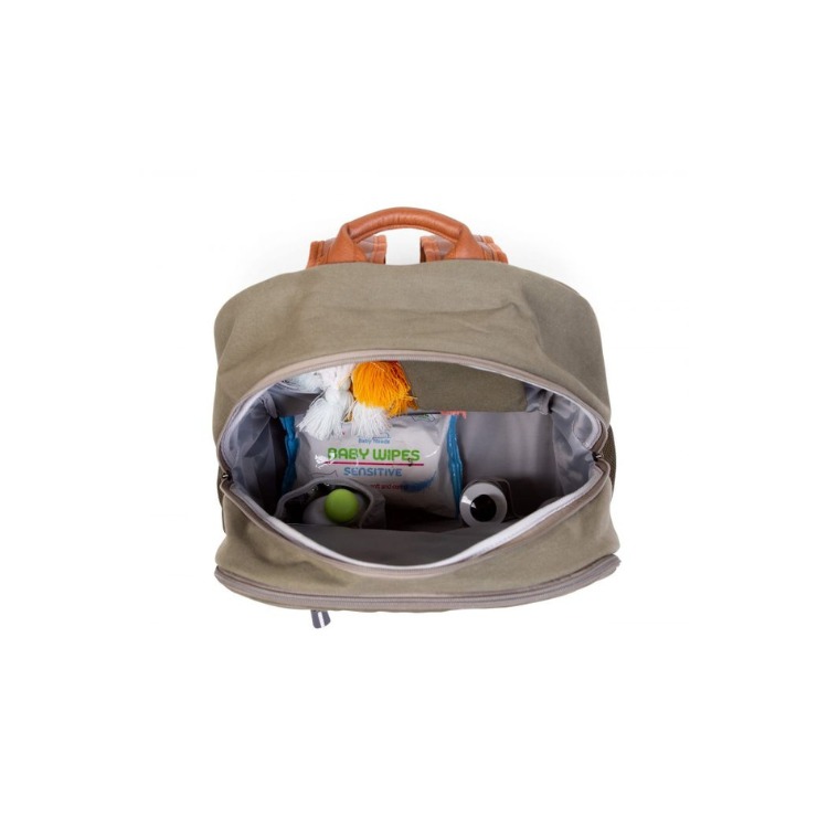 Childhome Daddy Bag zaino fasciatoio kaki idrorepellente