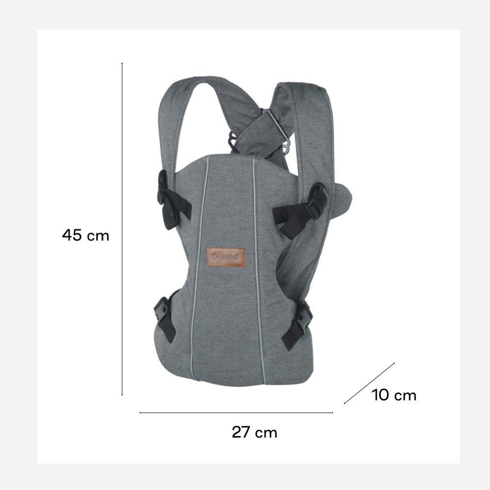 Jané Dual marsupio ergonomico grigio 3,5-15 kg