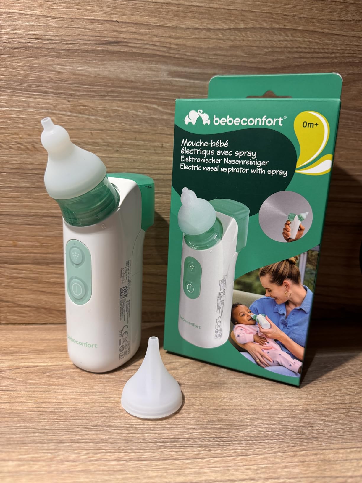 Bebé Confort Aspiratore Nasale Elettrico 2 in 1 0 Mesi+