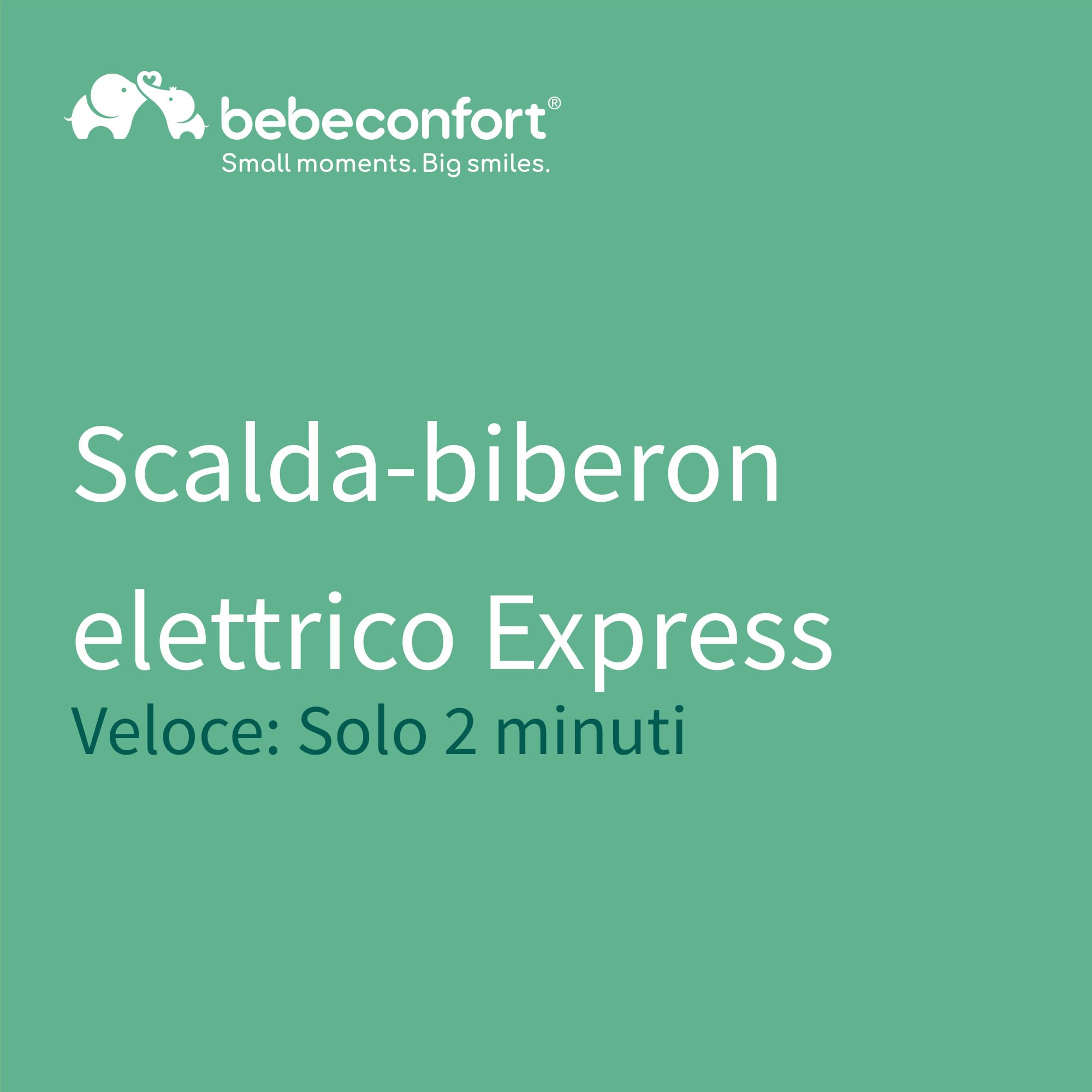 Bebé Confort Scaldabiberon Elettrico Bianco Verde rapido