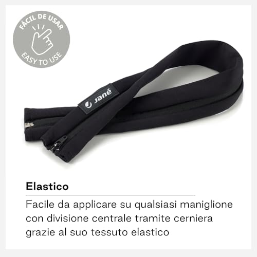 Jané coprimaniglione passeggino manico unico nero