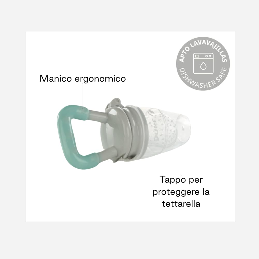Jane alimentatore antisoffoco silicone con 3 tettarelle