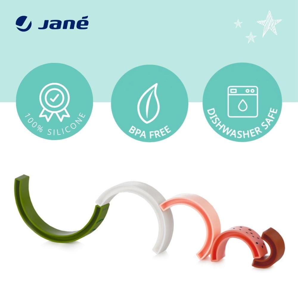 Jané Gioco Impilabile Silicone Bambino Tropic Montessori