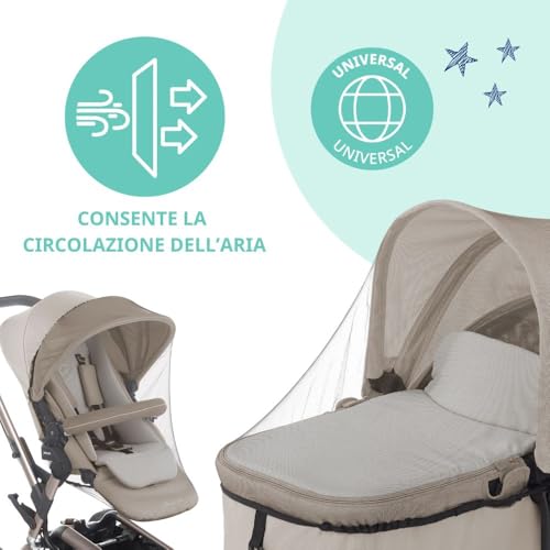 Jané Zanzariera Universale Passeggino con Borsa Traspirante