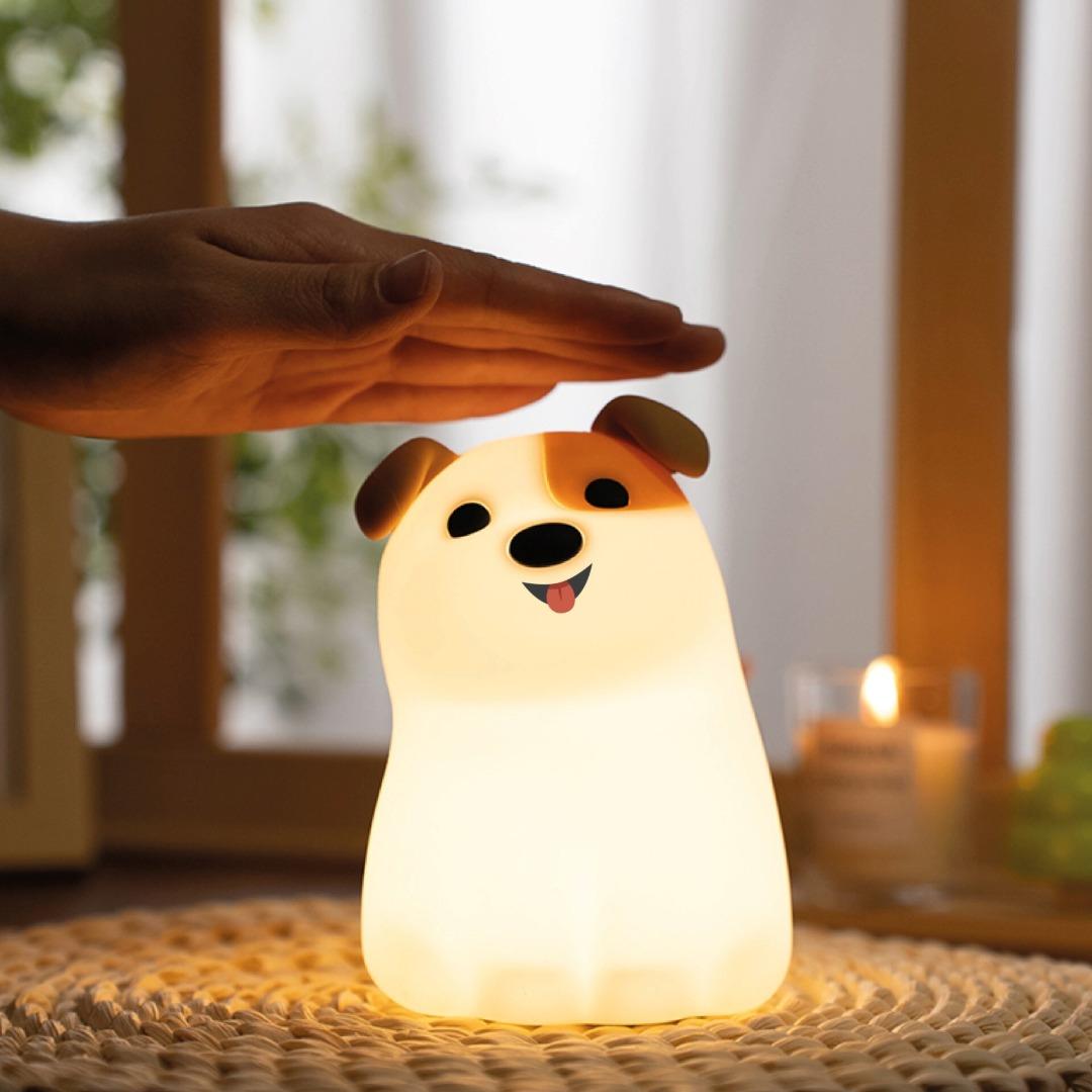 InnoGio GioBarky Luce Notturna Cagnolino in Silicone Touch
