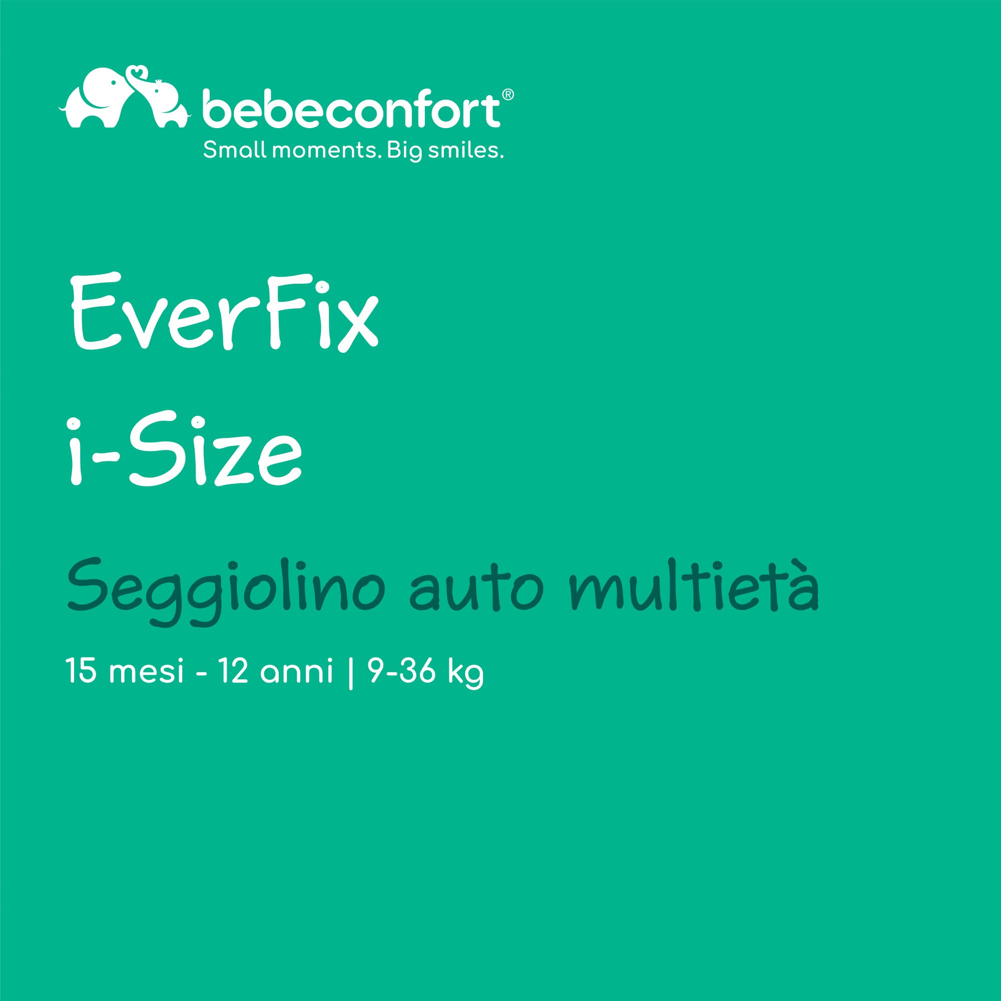 Bebé Confort EverFix i-Size seggiolino auto Nero Mist 9-36 kg