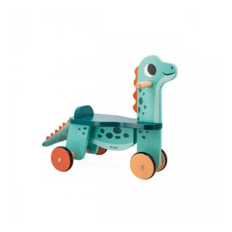 Janod Portosaurus cavalcabile dino legno 12 mesi+