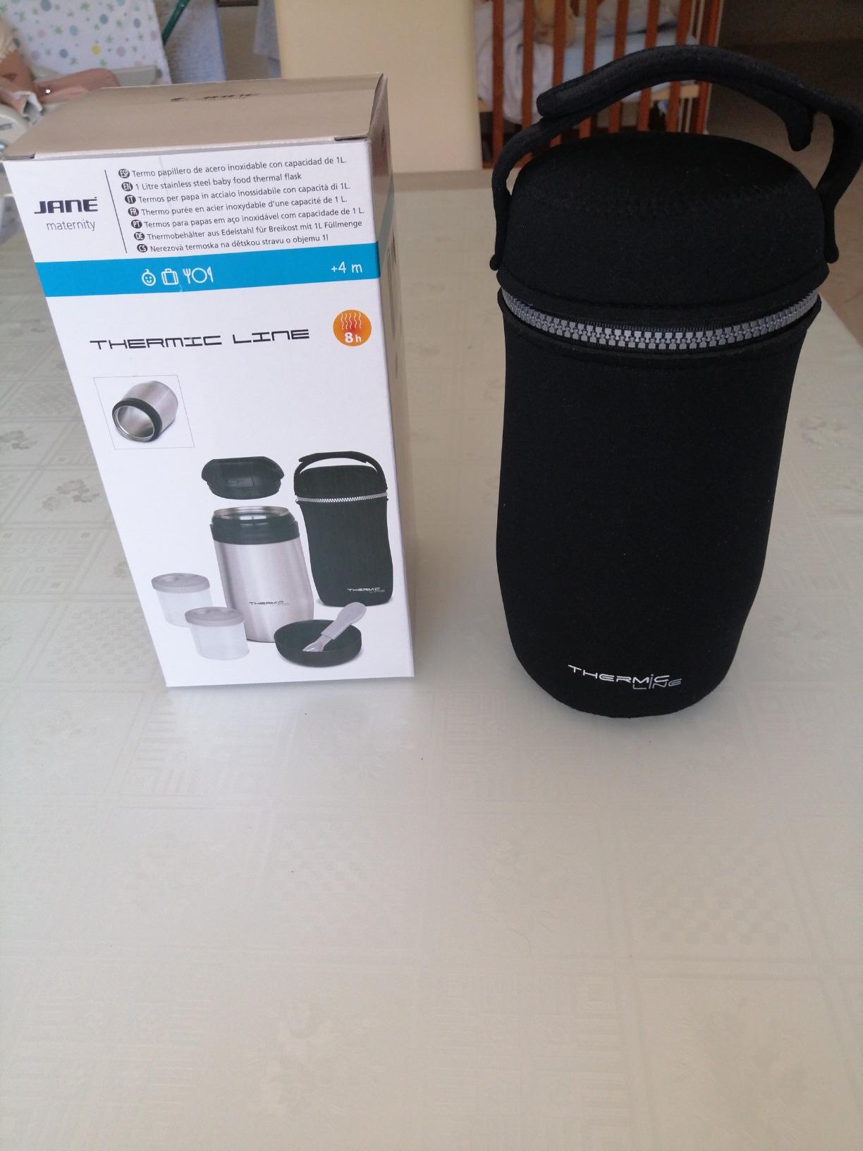 Jané Thermos Pappa 1 L Portapappa Termico Grigio 8 Ore