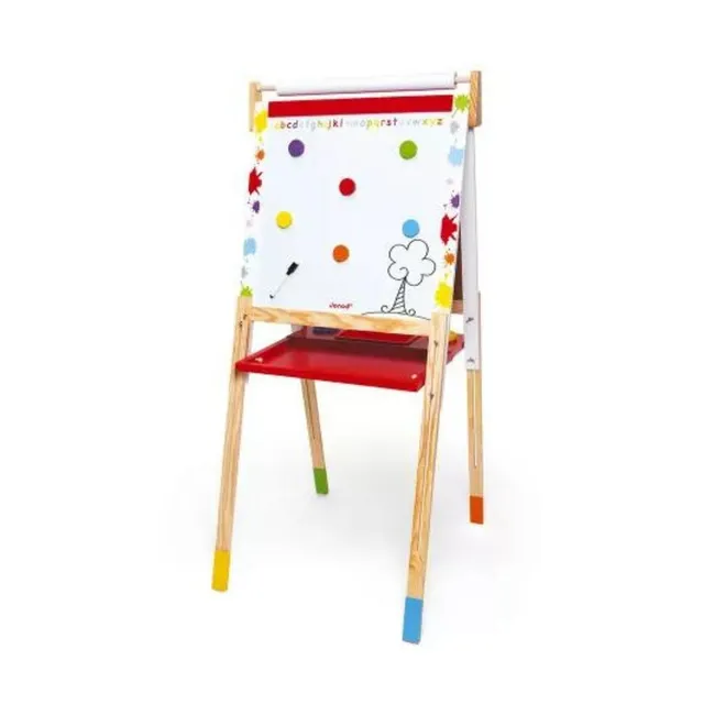 Janod Splash Lavagna Bambini Legno Doppia 58x65 cm