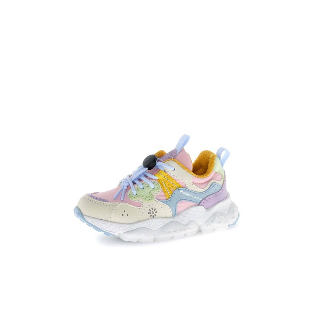 Flower Mountain Yamano 3 Junior Sneakers Rosa Celeste Menta