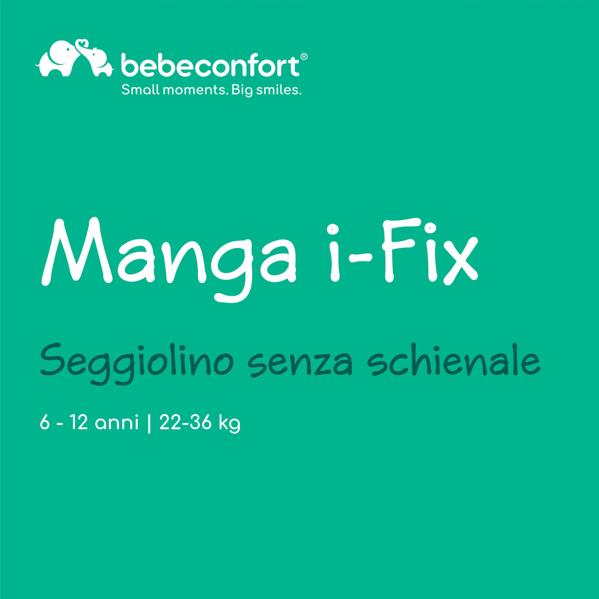 Bebé Confort Manga i-Fix alzatina Isofix Grey