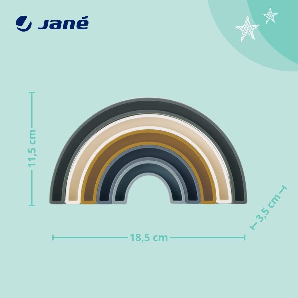 Jané Gioco Impilabile Silicone Bambino Tropic Montessori