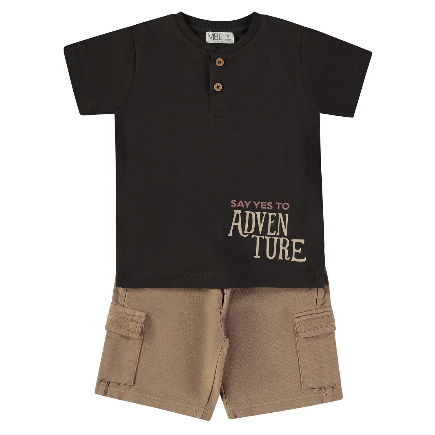 Wonderlife Adventure completo 2 pezzi cotone bambino