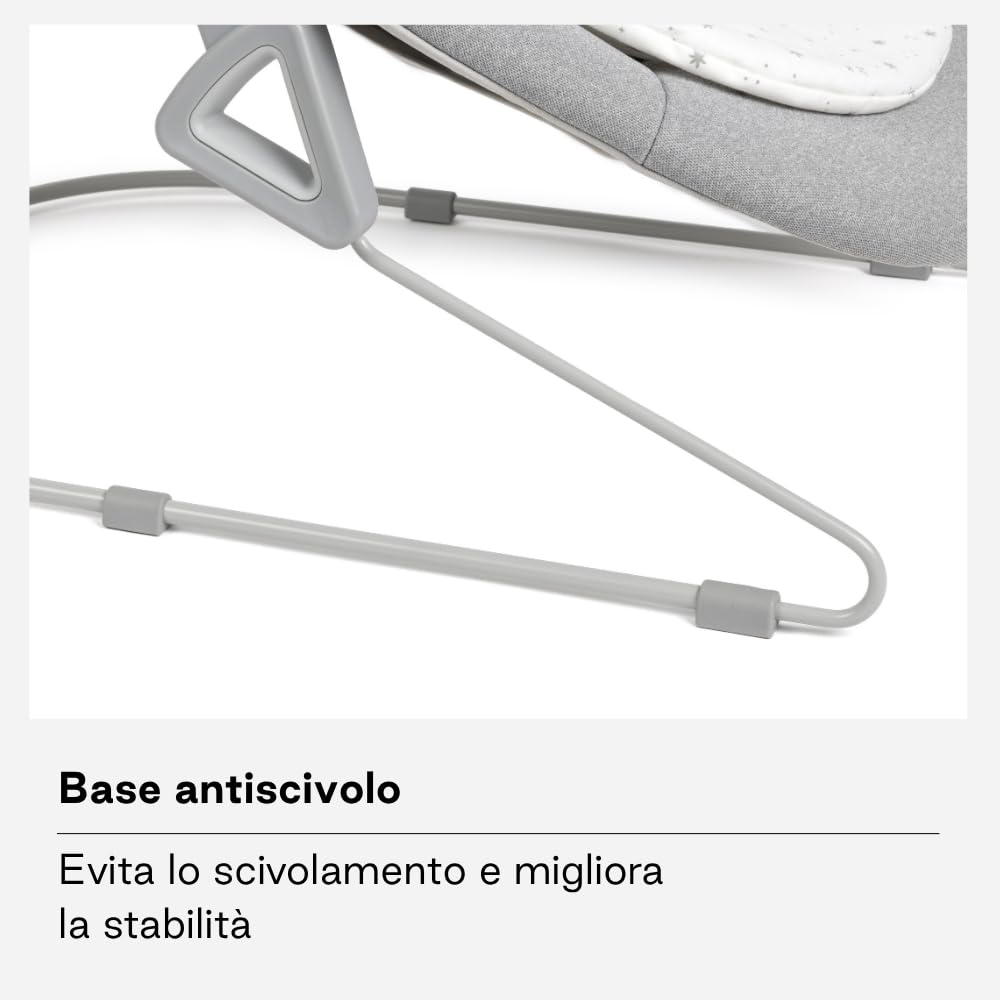 Jané sdraietta neonati dondolio Dim Grey con riduttore lavabile