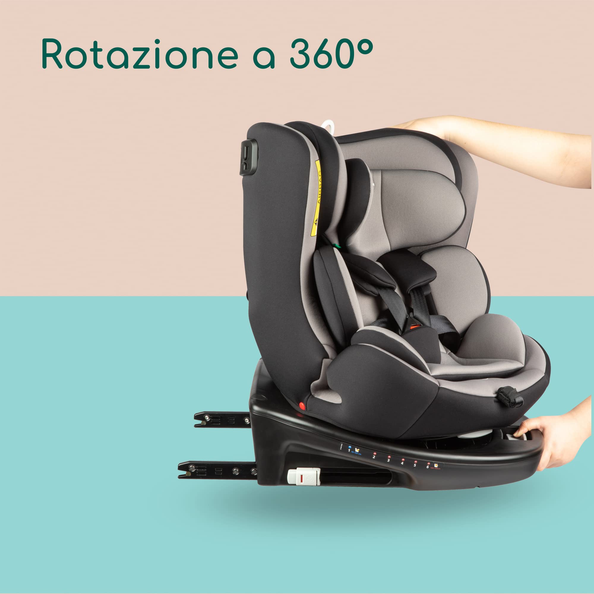 Bebé Confort EvolveFix i-Size seggiolino auto Grey Mist 0-36 kg