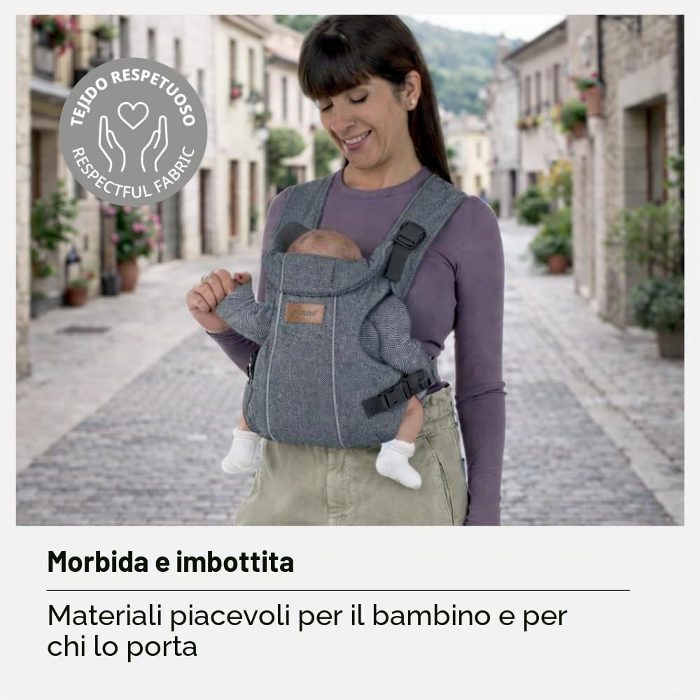 Jané Dual marsupio ergonomico grigio 3,5-15 kg