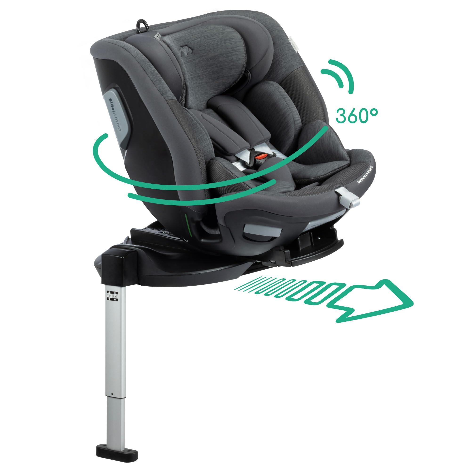 Bebé Confort RevolveFix Max 360 i-Size Seggiolino Auto Element Graphite