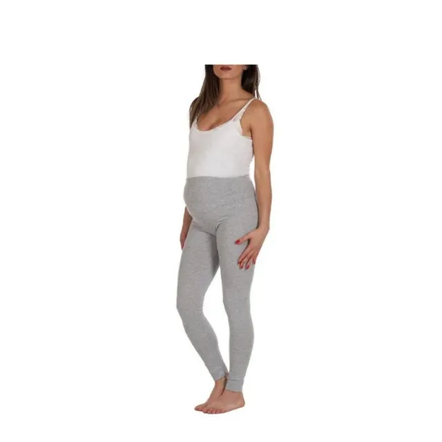 Premamy M1409 leggings premaman lungo cotone