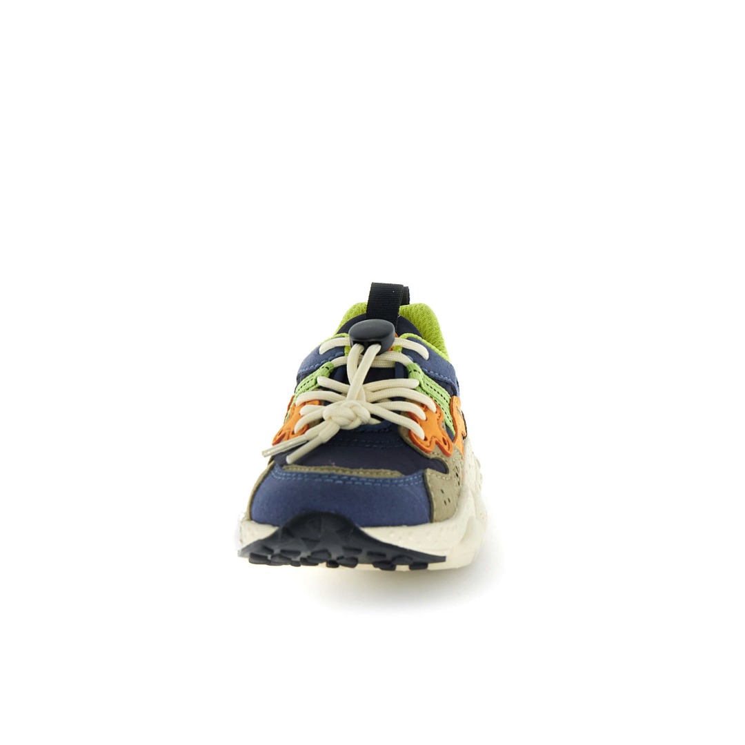 Flower Mountain Yamano 3 sneakers navy senape orange