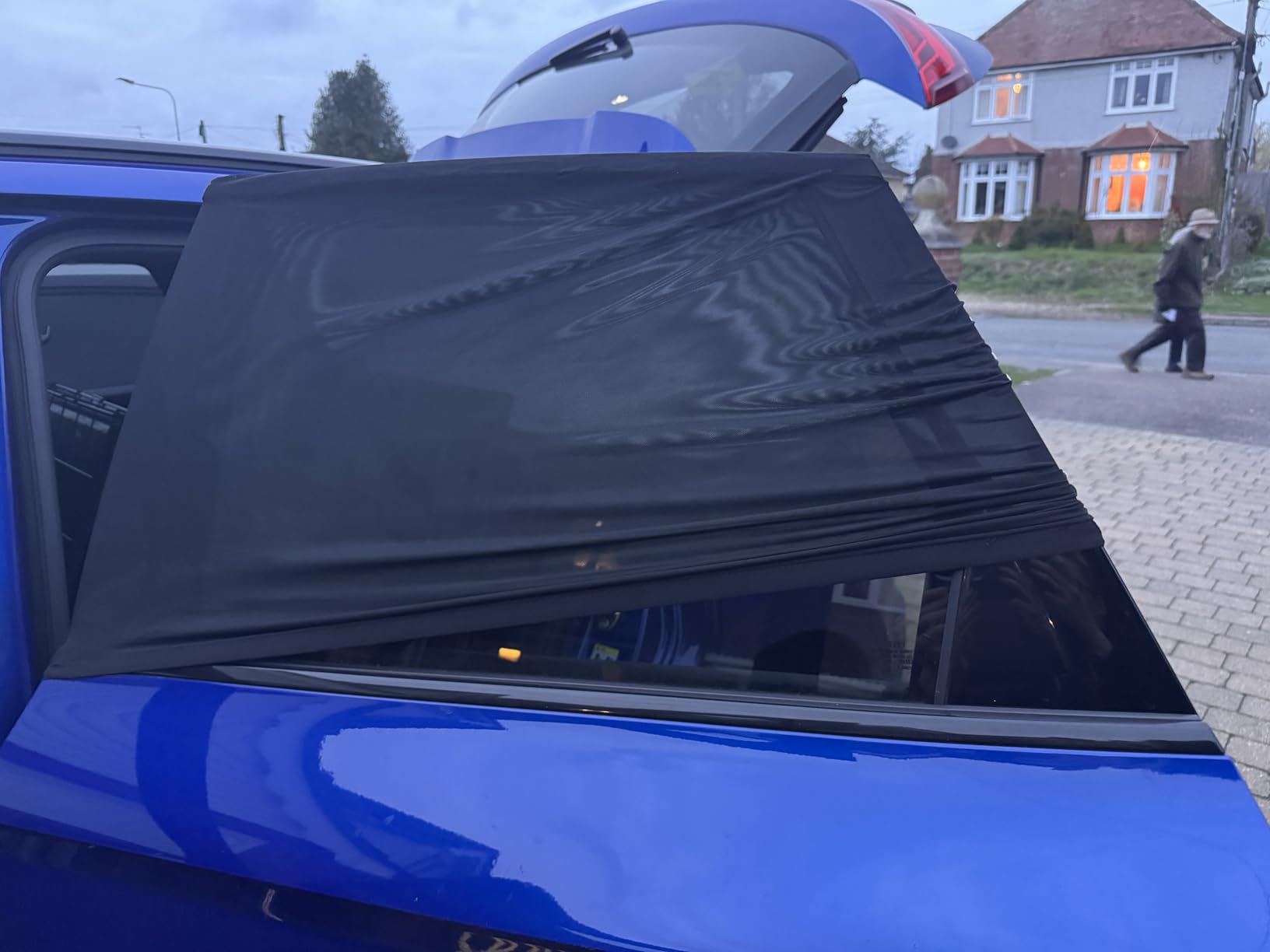 Jané Parasole Auto Finestrino L Blu Set 2 Pezzi UV30+