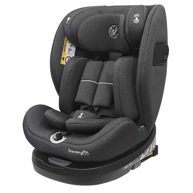 Wonderlife Cortina 360 i-Size Seggiolino Auto Dark Grey 40-150 cm girevole