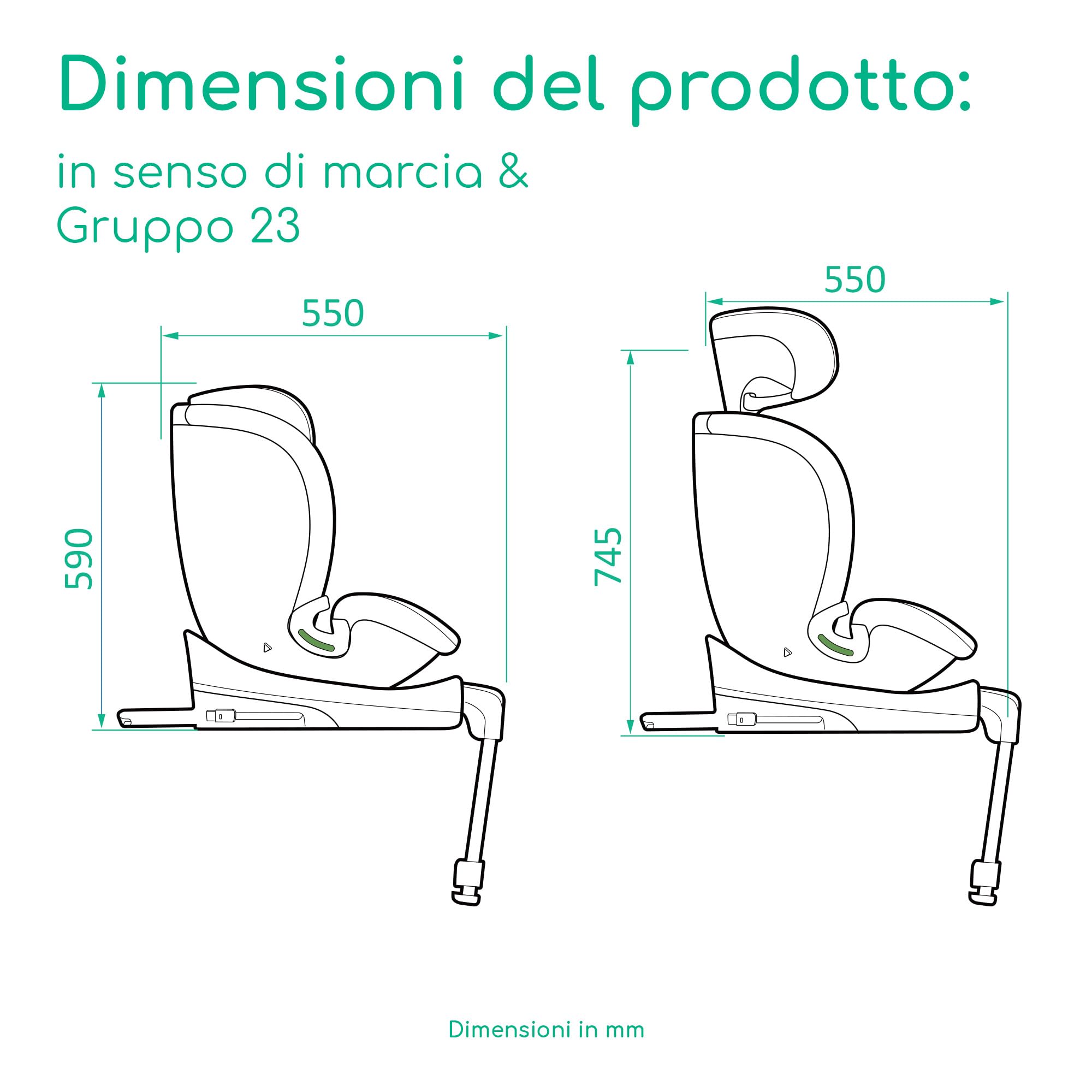 Bebé Confort RevolveFix Plus 360 seggiolino auto Full Black