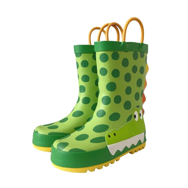 Mr Tiggle Coccodrillo Verde stivali pioggia bimbo gomma antiscivolo