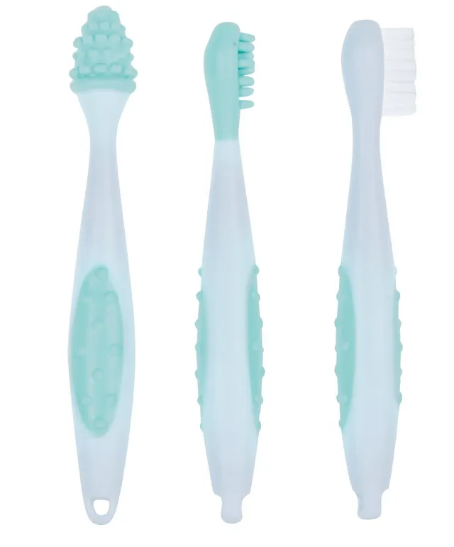 Bébé Confort Spazzolino Primi Dentini 3 pz con custodia