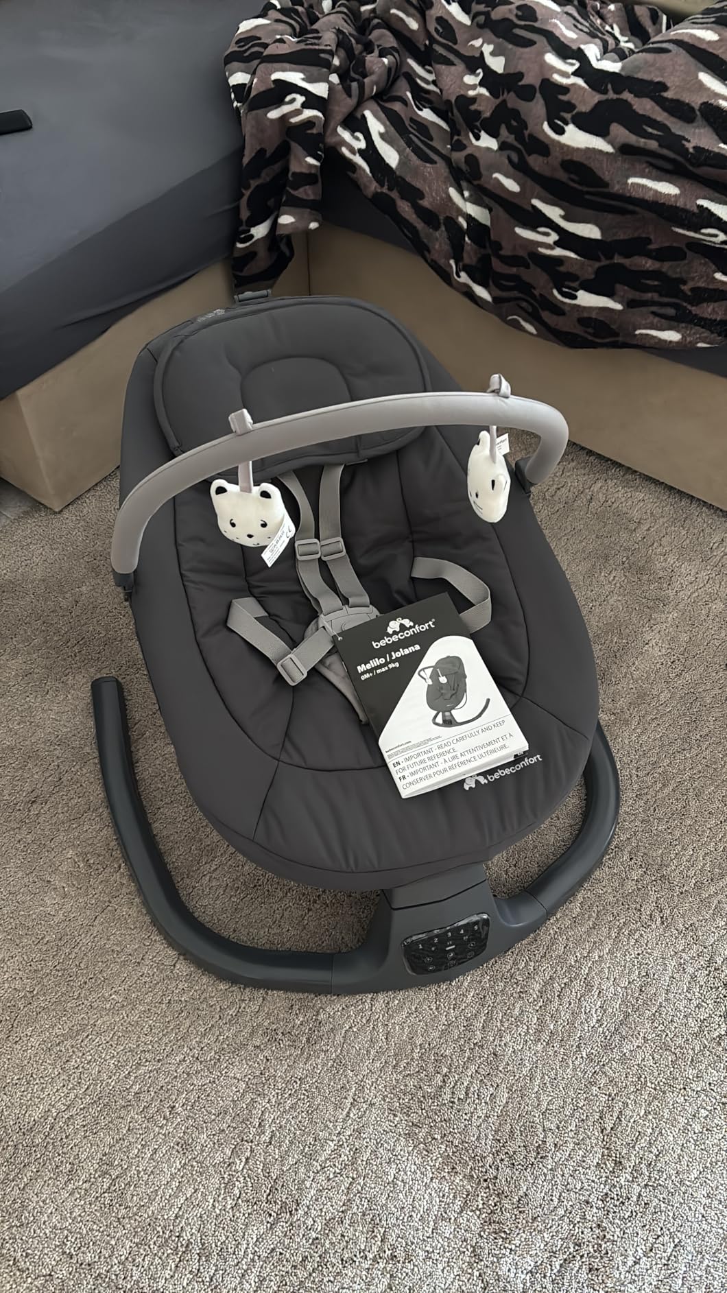 Bebé Confort Jolana sdraietta elettrica Tinted Graphite 0-6 mesi