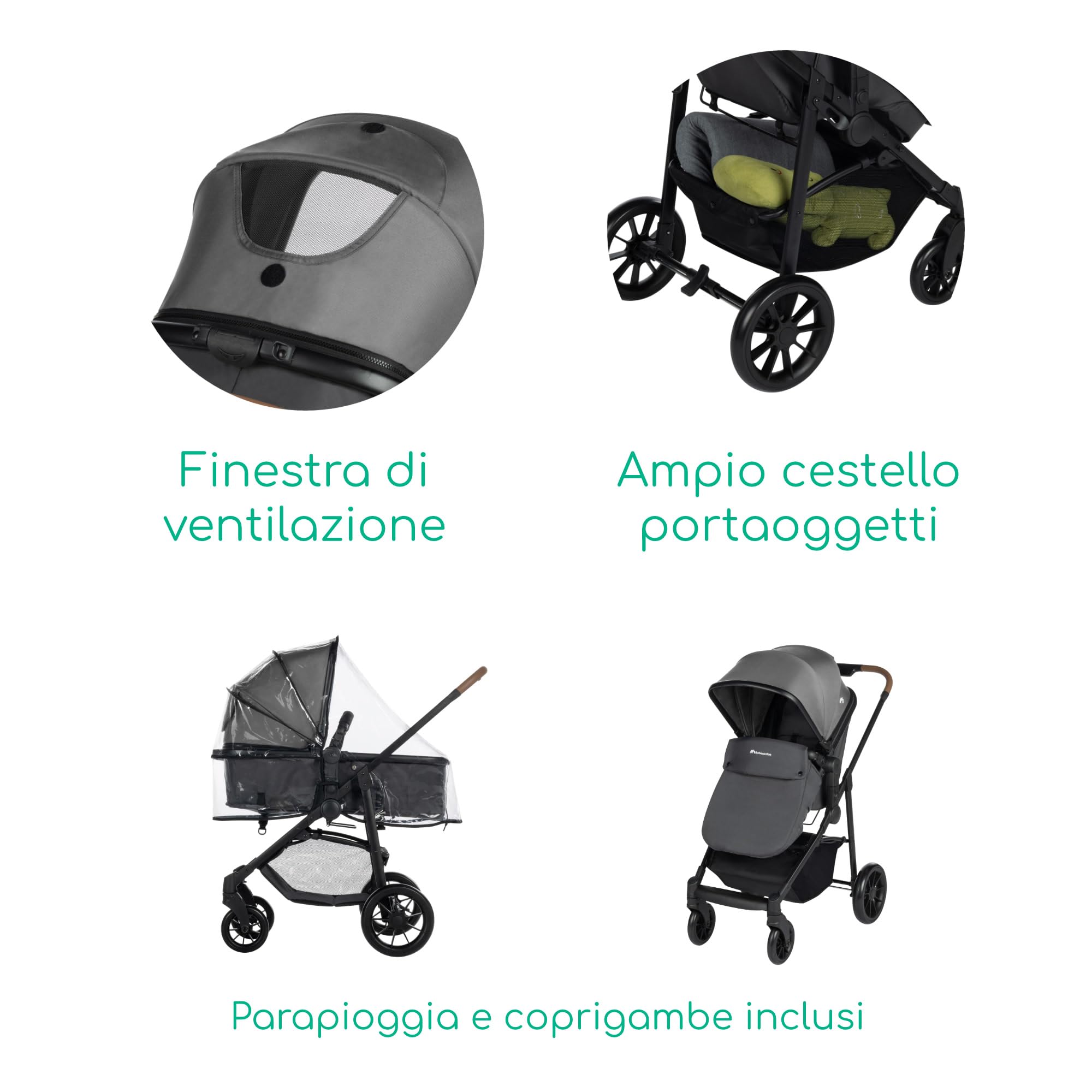 Bebé Confort Haze trio passeggino Tinted Stone i-Size