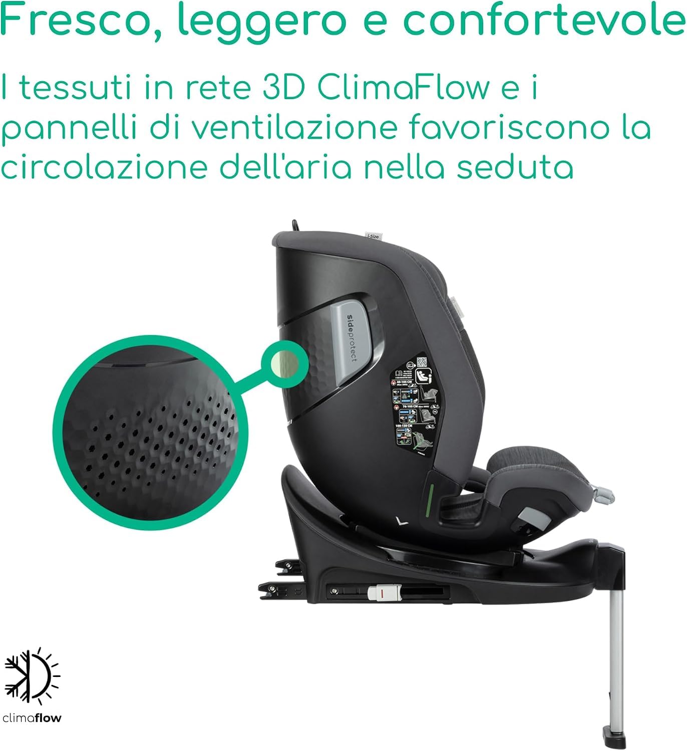 Bebé Confort RevolveFix Max 360 i-Size Seggiolino Auto Element Graphite