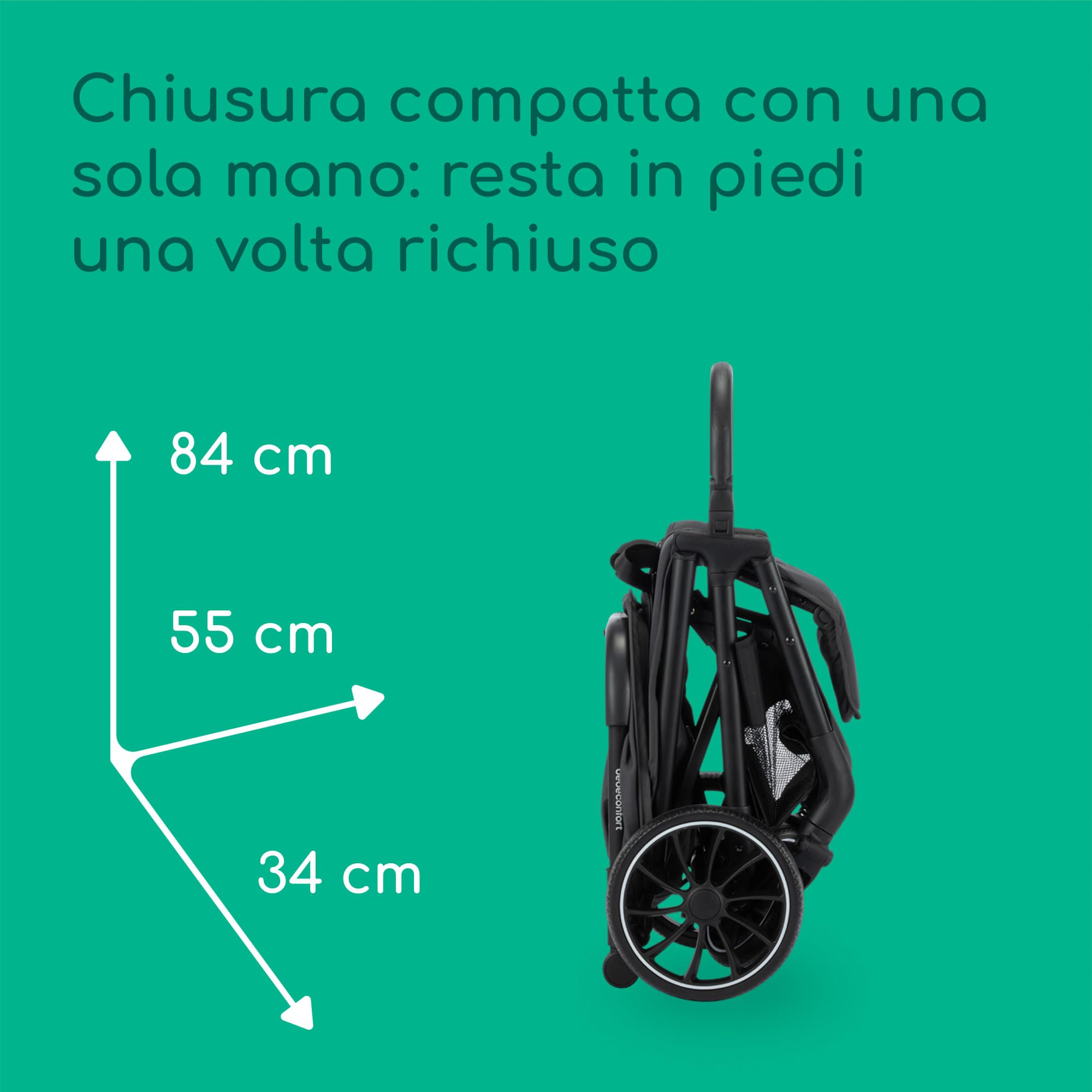 Bebé Confort Artic Passeggino Reclinabile Mineral Graphite 0-22 kg