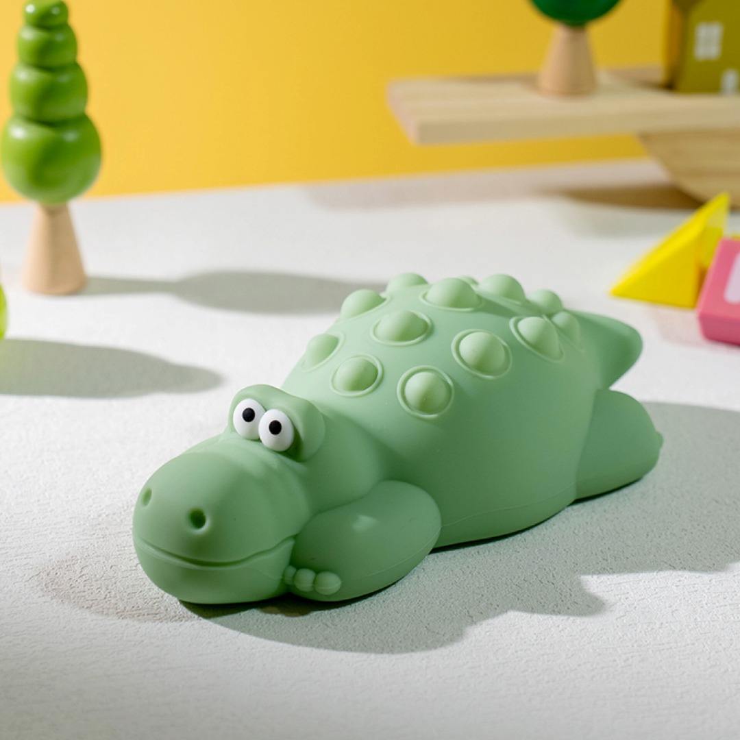 InnoGio GioCrooki lampada notte coccodrillo silicone
