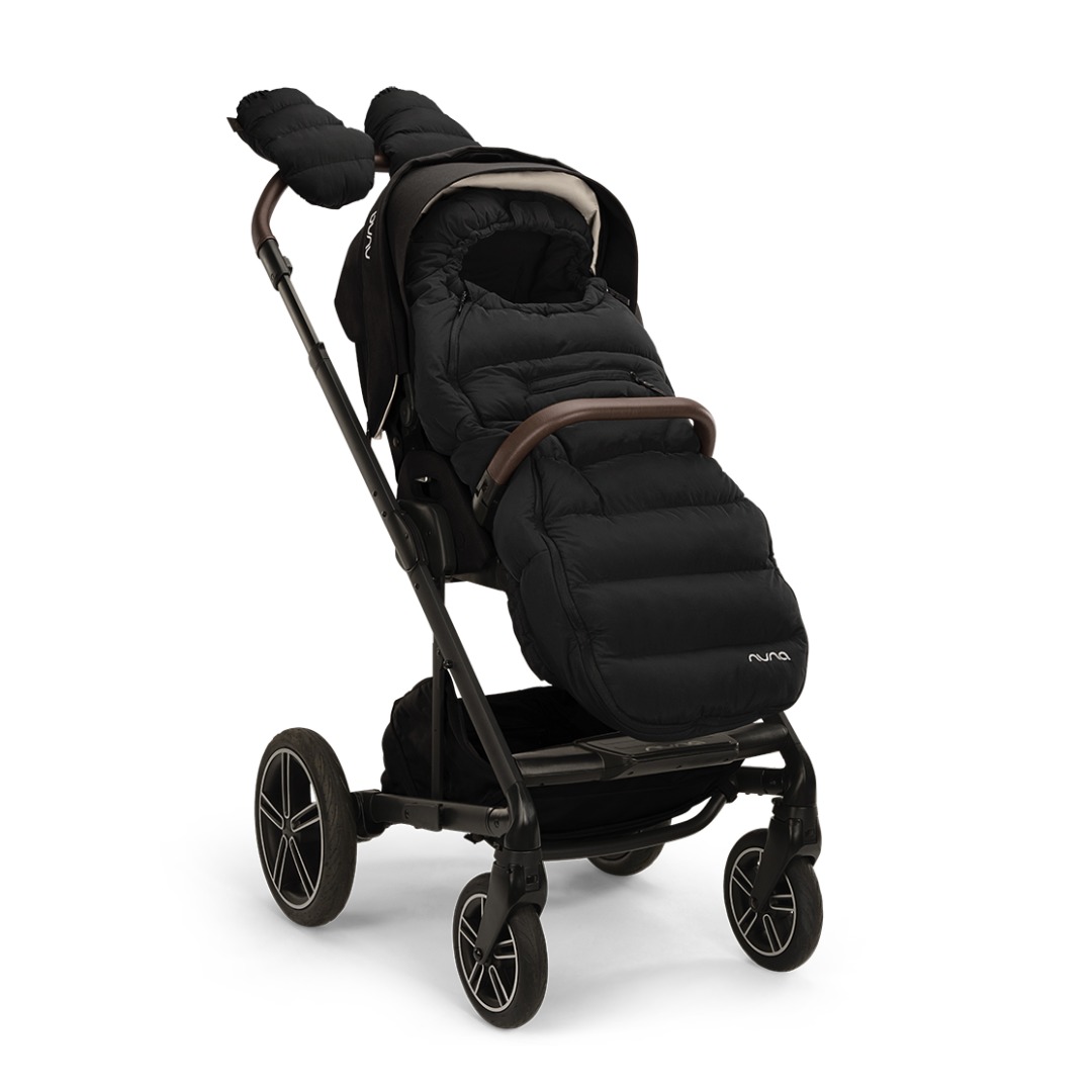 Nuna Kit Invernale sacco passeggino lana merino + moffole