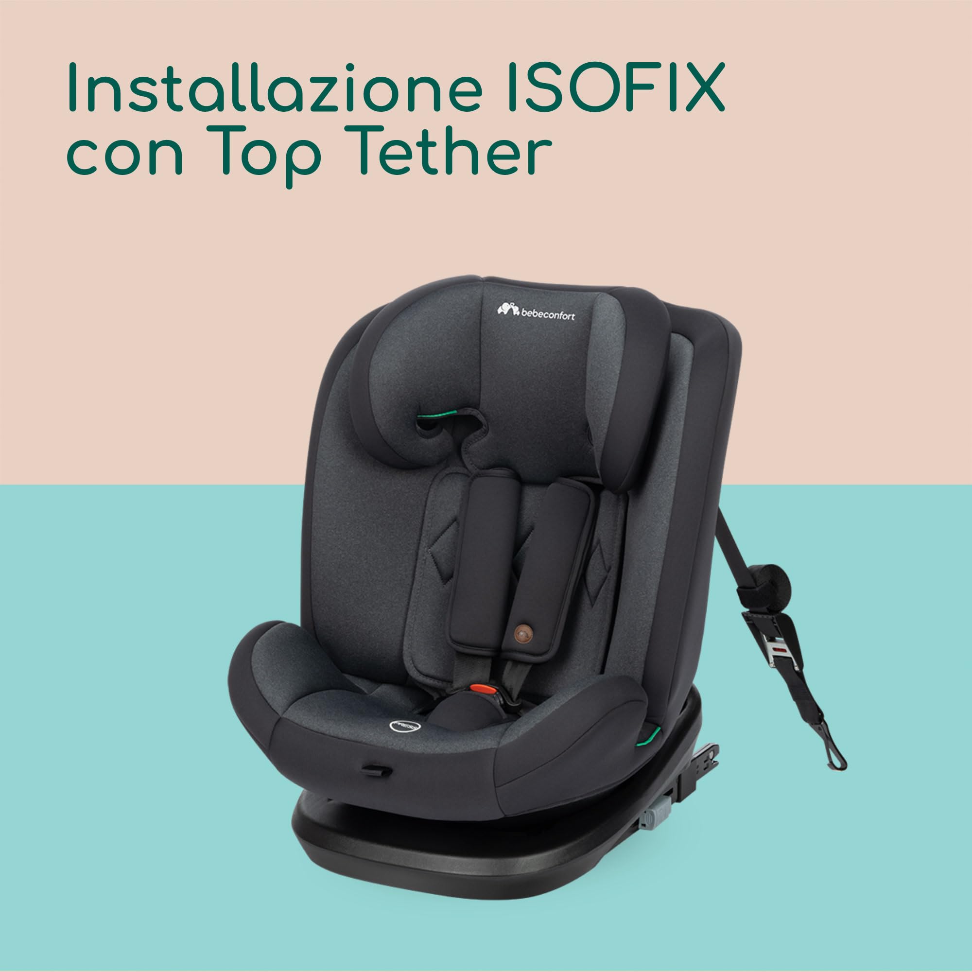 Bébé Confort EverFix i-Size Seggiolino Auto Tinted Black 76-150