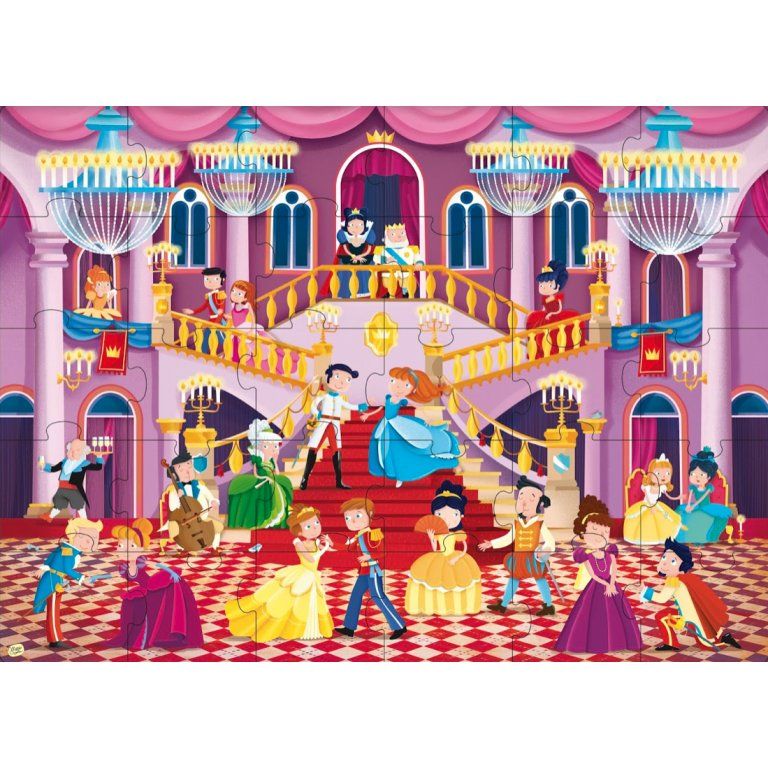 Sassi Scatola Tonda puzzle 30 pezzi con libro 3 anni