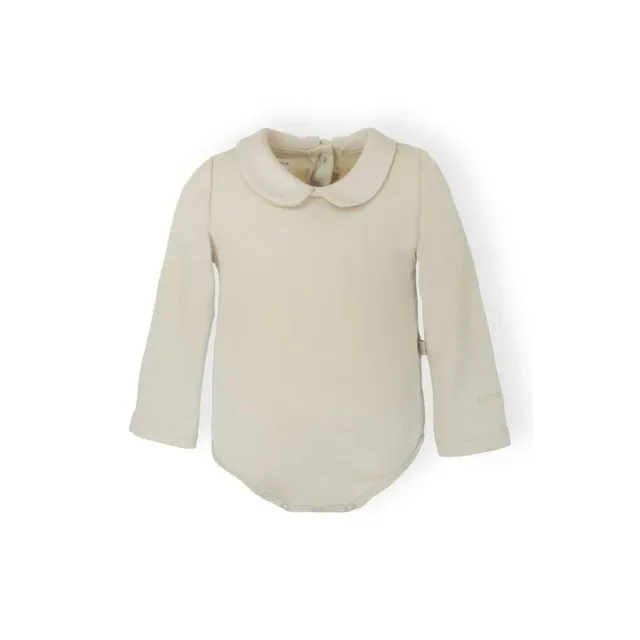 Bamboom Body Bimba Collo Tondo maniche lunghe Sand 10
