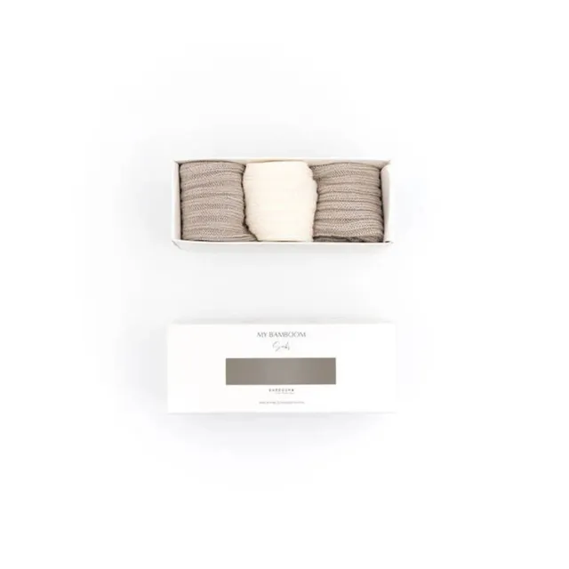 Bamboom Gift Box calze spesse bambù 3 paia
