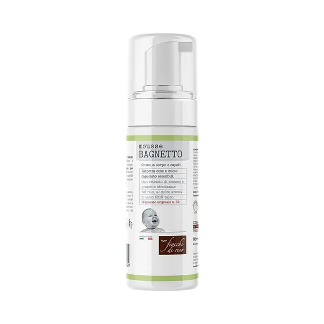 Fiocchi di Riso Mousse Bagnetto neonati 200 ml delicata