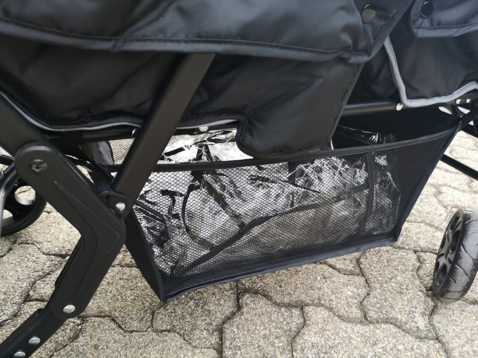 Bebé Confort Teamy passeggino gemellare Mineral Graphite doppio