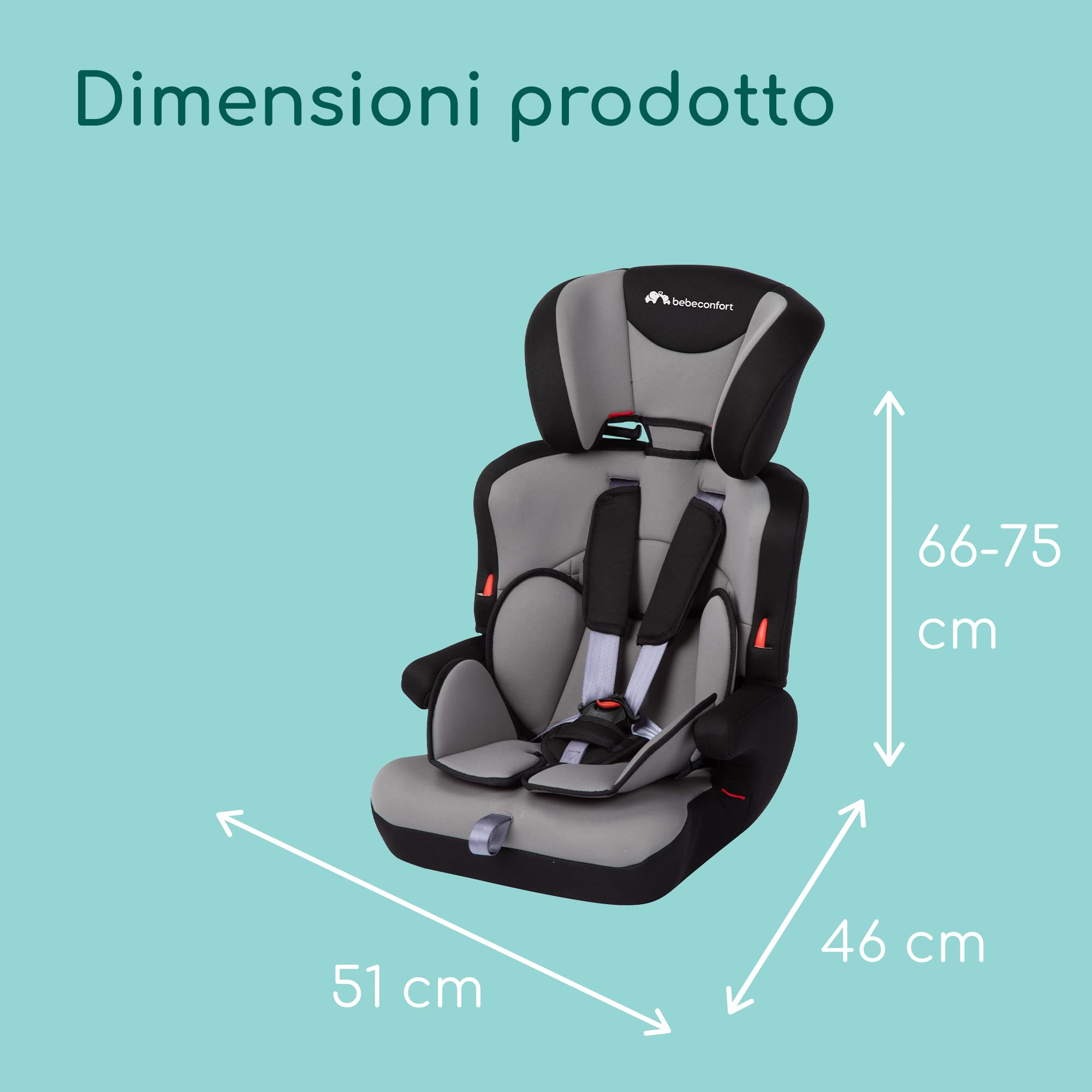 Bebé Confort Ever Safe Plus seggiolino auto 9-36 kg Hot Grey