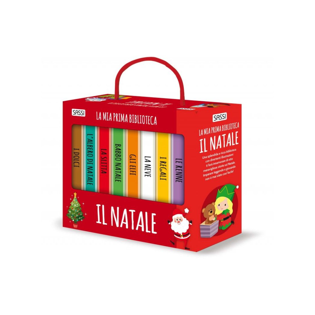 Sassi Prima Biblioteca Il Natale 8 libretti cartonati