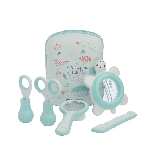 Bebé Confort Set Toilette neonato Water World blu 6 pezzi