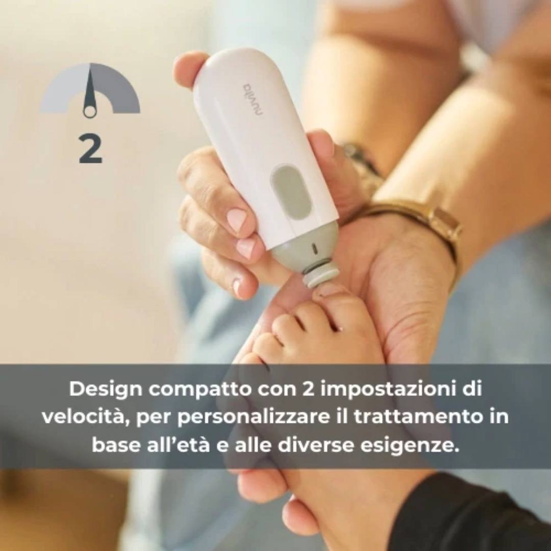 Nuvita Trimmy tagliaunghie elettrico neonato 5 testine