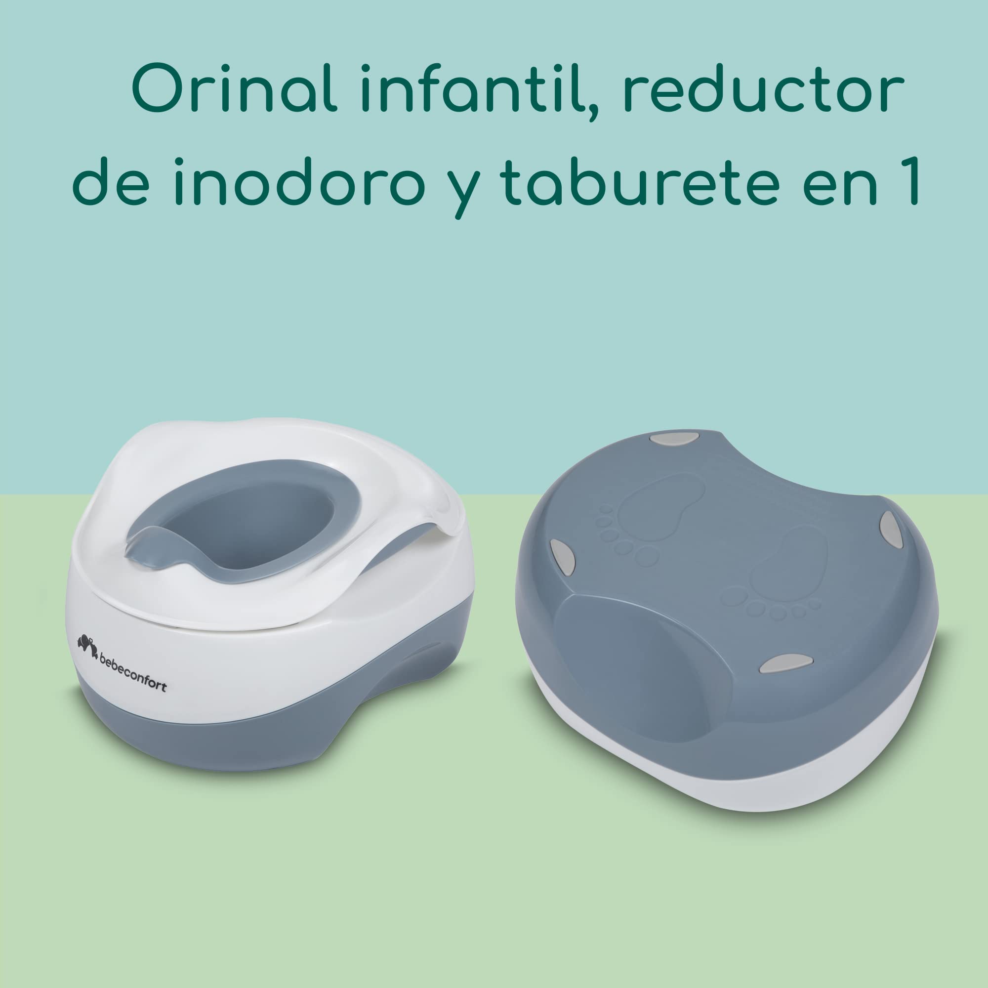 Bebé Confort 3-in-1 Vasino Multifunzione Bianco Grigio 18 Mesi+