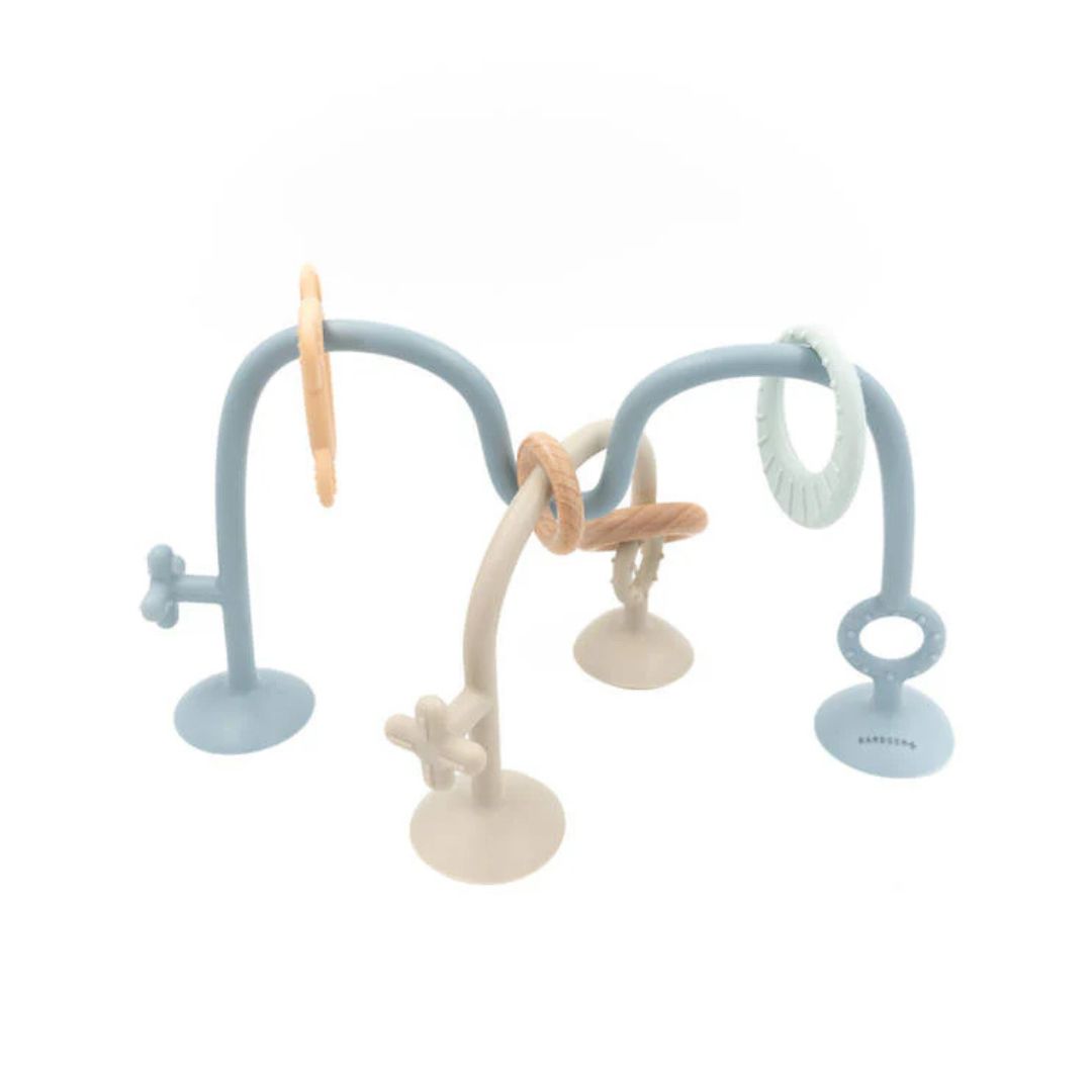 Bamboom gioco con ventose seggiolone silicone legno