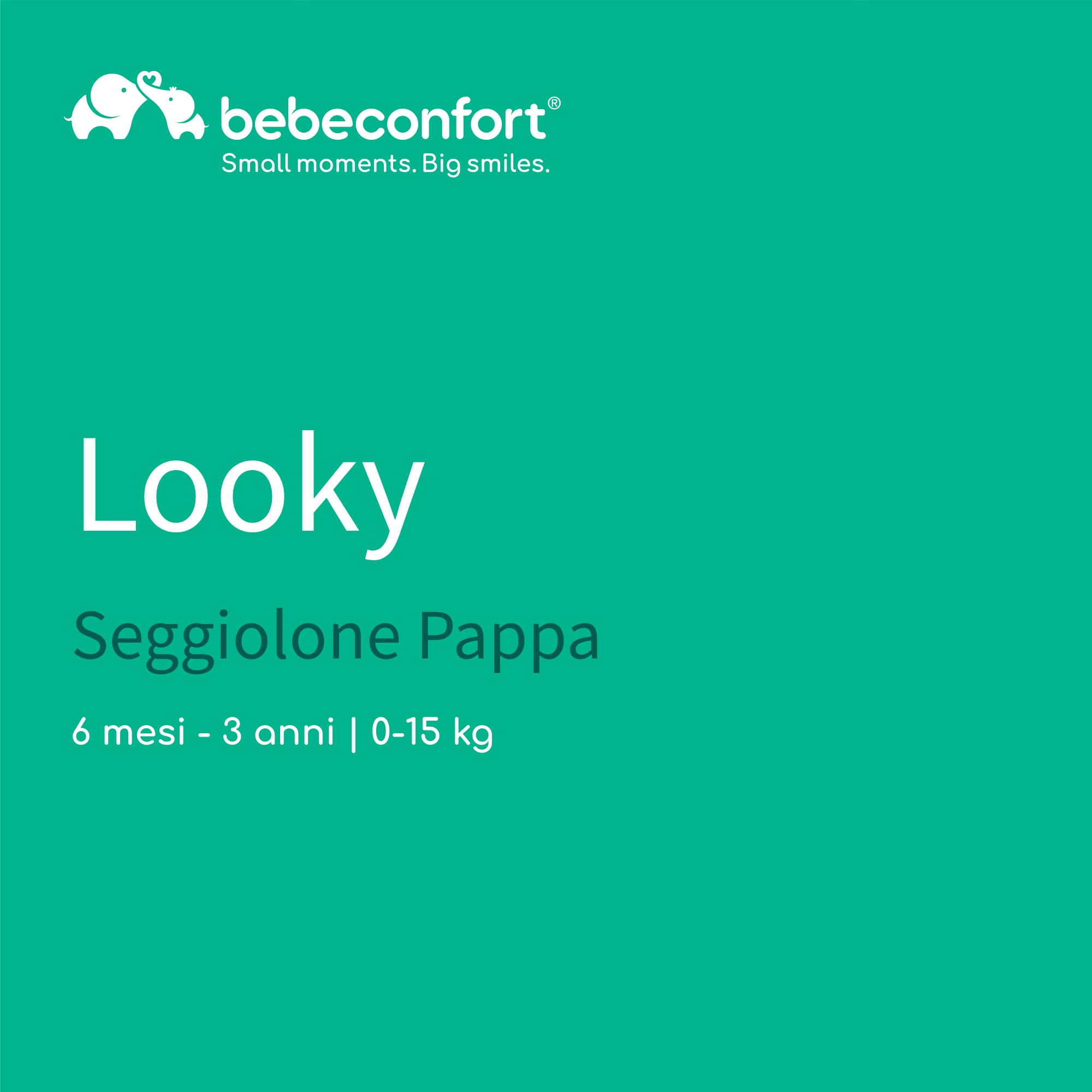 Bebé Confort Looky seggiolone pappa regolabile warm grey